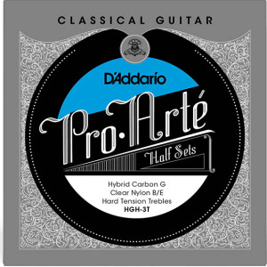 D'Addario Pro-Arte Hybrid Carbon G Classical Half Set Hard Tension