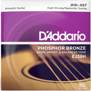 D'Addario (10-47/10-27) Phosphor Bronze High Strung Nashville Tuning