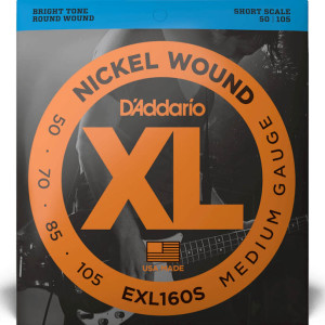 D'Addario EXL160S (50-105) Nickel Wound Short Scale