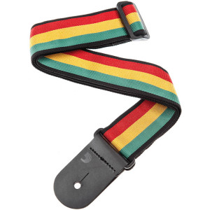 D'Addario Woven Guitar Strap Jamaica