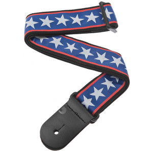 D'Addario Woven Guitar Strap Stars & Stripes