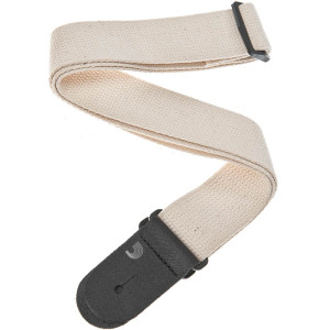 D'Addario Cotton Guitar Strap Natural