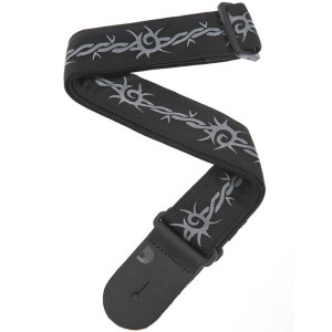 D'Addario Woven Guitar Barbed Wire