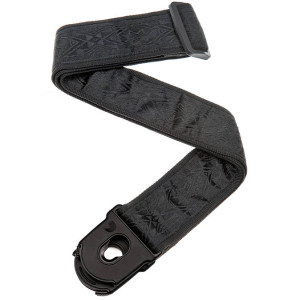 D'Addario Planet Lock Guitar Strap Black Satin