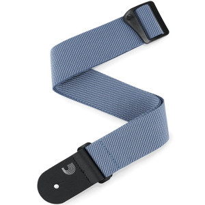 D'Addario Classic Tweed Guitar Strap Blue