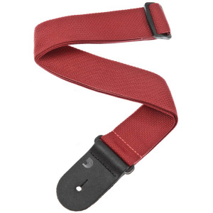 D'Addario Polypropylene Guitar Strap Red