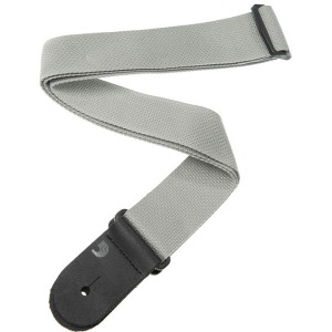 D'Addario Polypropylene Guitar Strap Silver