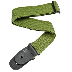 D'Addario Polypropylene Guitar Strap Green