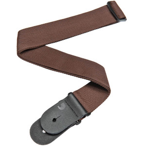 D'Addario Polypropylene Guitar Strap Brown