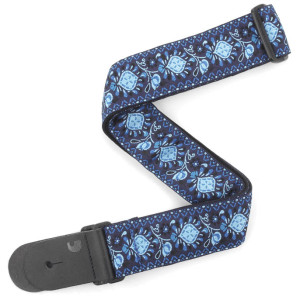 D'Addario Woven Guitar Strap Monterey 2 Blue