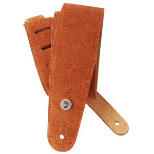 D'Addario Suede Guitar Strap Honey
