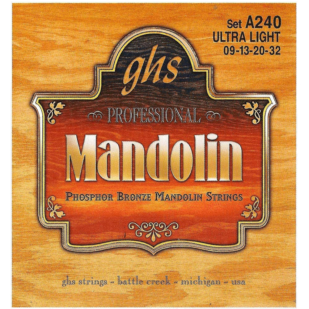 GHS Classical Mandolin (09-32) Phosphor Bronze Ultra Light