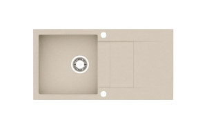 Zlewozmywak granitowy CASCADA 40 jasny beż (90)