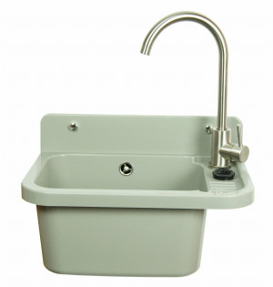 Komora gospodarcza VIGO szara z baterią LUGA chrom