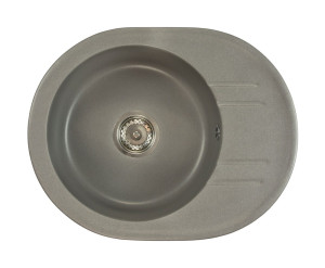 Zlewozmywak granitowy BELLA Szary