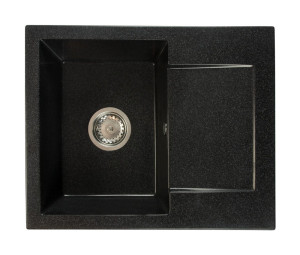 Zlewozmywak granitowy DONZO czarny nakrapiany