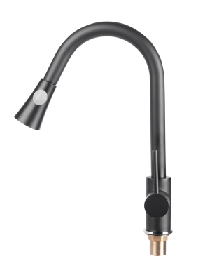 YOKO Bateria Kuchenna Granitowa CZARNA