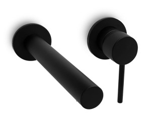 UNO II podtynkowa bateria umywalkowa CZARNA