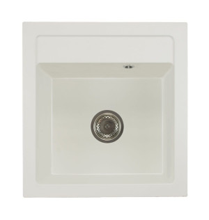 Zlewozmywak granitowy BIG DON Biały