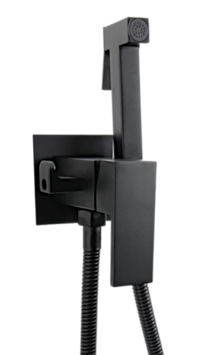 Bateria Bidetowa podtynkowa DUE QATRO CZARNA