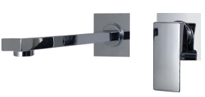 Bateria umywalkowa QATRO CHROM podtynkowa