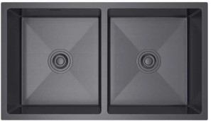 Zlewozmywak stalowy podwieszany Steel 8045p CZARNY