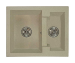 Zlewozmywak granitowy YOGI beżowy