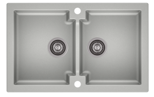 Zlewozmywak granitowy MOJITO 160 szary