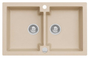 Zlewozmywak granitowy MOJITO 160 beżowy