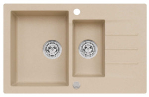 Zlewozmywak granitowy MOJITO 120 beżowy