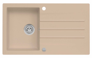 Zlewozmywak granitowy MOJITO 100 jasny beż (90)