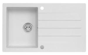 Zlewozmywak granitowy MOJITO 100 biały