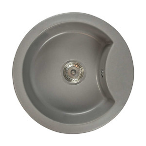 Zlewozmywak granitowy MILA szary