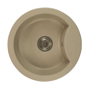 Zlewozmywak granitowy MILA beżowy