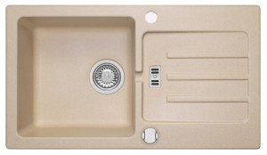 Zlewozmywak Granitowy MALIBU 40 Beżowy