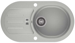 Zlewozmywak Granitowy MALIBU 30 szary (59)