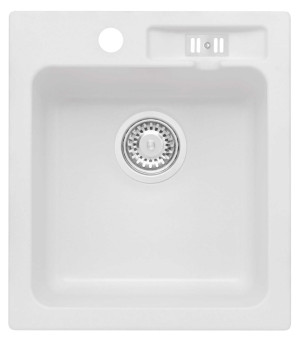 Zlewozmywak granitowy MALIBU 20 biały