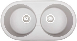 Zlewozmywak Granitowy LIBRA szary