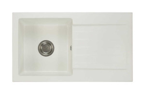 Zlewozmywak granitowy LEON biały