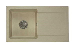 Zlewozmywak granitowy LEON beżowy