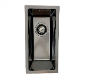 Zlewozmywak stalowy STEEL 2244p podwieszany CZARNY