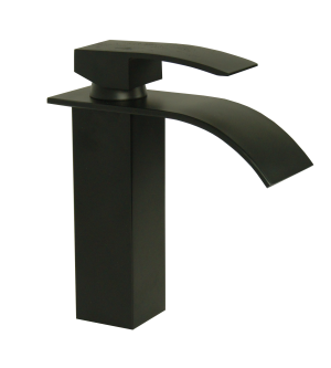 Bateria Umywalkowa Kaskadowa LUMO czarna