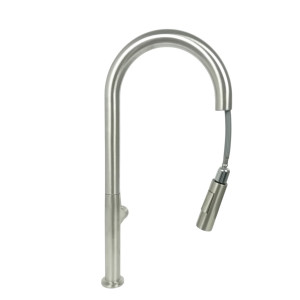 Bateria kuchenna z wyciąganą wylewką LIRA Inox STELLMAN