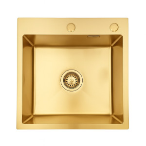 Zlewozmywak stalowy STELLMAN 5050 Złoty