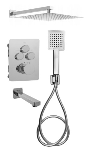 EXEO 3 termostatyczna bateria podtynkowa 30 CHROM