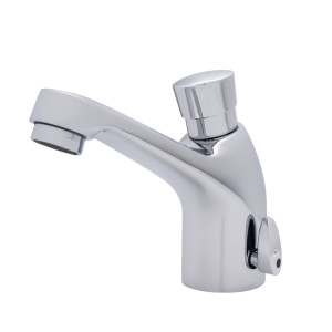 Bateria umywalkowa czasowa z mieszaczem F-002 CHROM Stellman