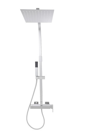 Zestaw natryskowy prysznicowy z deszczownicą QATRO Chrom