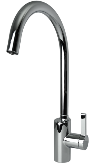 SHUI bateria kuchenna z wyjściem na filtr wody, chrom