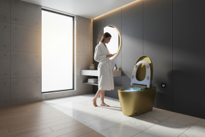 Inteligentna Toaleta wc miska Smart 612C1 Stellman® (złota)