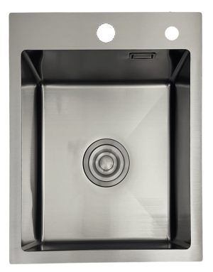 Zlewozmywak stalowy STELLMAN 4050 CZARNY (black)